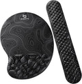 Gimars Upgrade Ergonomic Ultra-Soft Foam Keyboard Mouse Pad Wrist Rest Set, Smooth &Enlarge Wrist Support for Pain Relief, Computer, Laptop, Mac, Gaming, Office