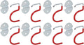 Tripar International S-Type Hook, Wall Mounted, Space Saver Organizer Tool Holder (8 Holders)