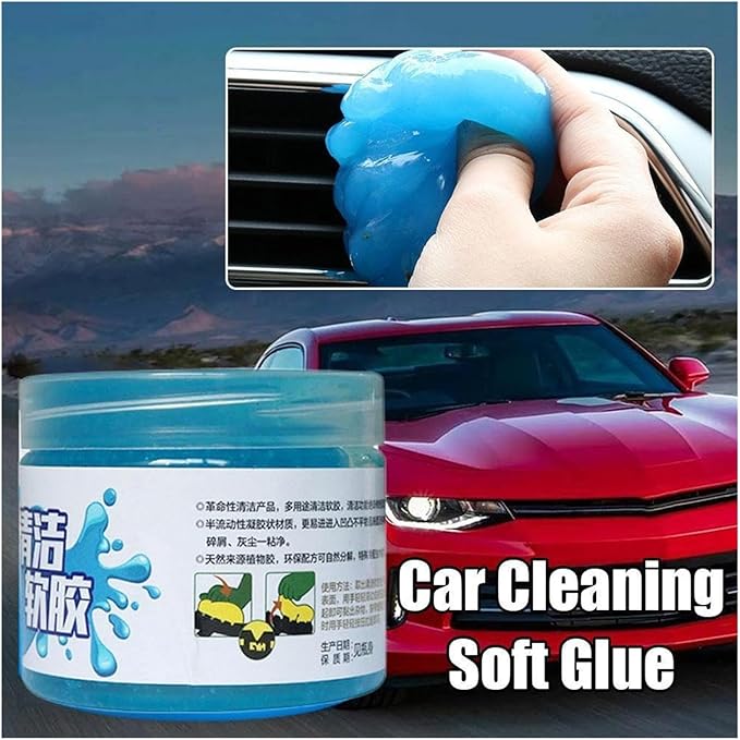 4-Colors Reusable Car Cleaning Gel - Multiuse Keyboard & Air Vent Cleaner for Dirt Removal(H)