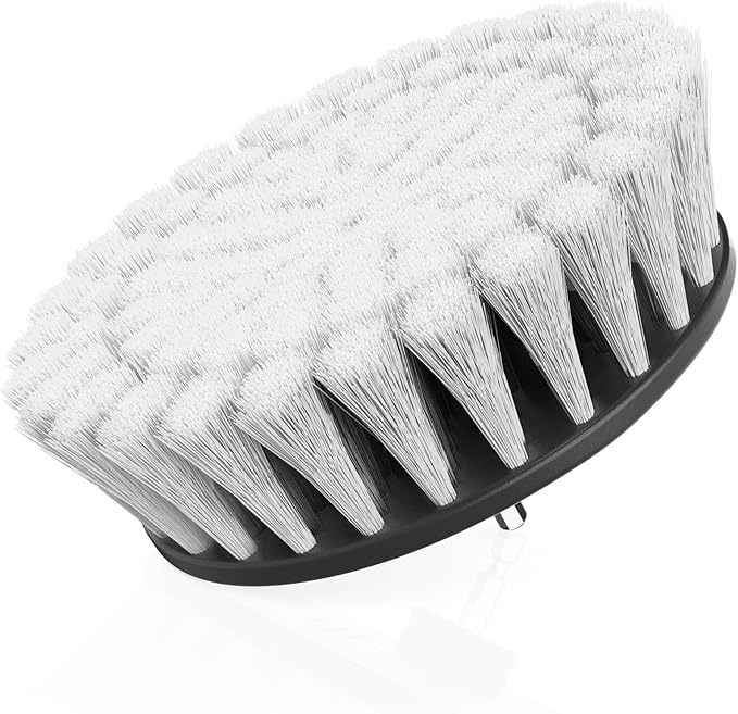 Hoover Soft Bristle Cleaning Brush, 6" Soft Bristle Brush, For Use on Delicate Surfaces, Gentle Whole Home Cleaning, Scrubber Brush Drill Attachment for Cleaning