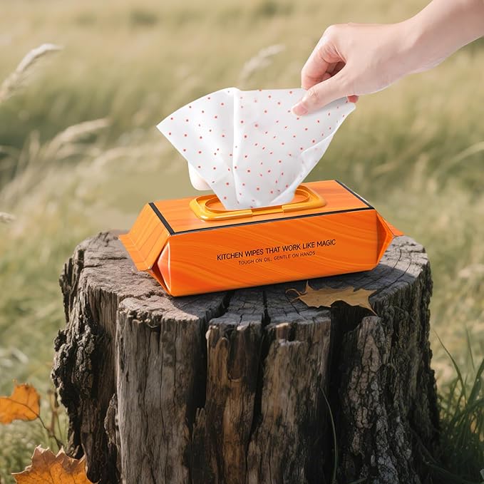 Dish Wipes Extra Thick - 32 Count Travel Clean Soap Reusebale Camp Kitchen Wipes | A Soap-and-Water Alternative Cleaning Handy for Kitchen Each piece is 7.1"X8.9"