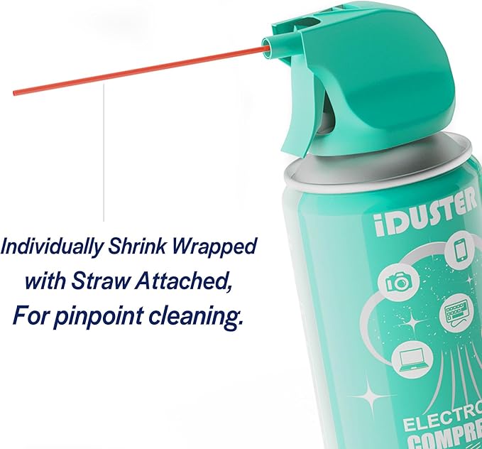 Compressed Canned Air Duster for Computer - Disposable Electronic Keyboard Cleaner for Cleaning Duster, 3PCS(3.5oz)