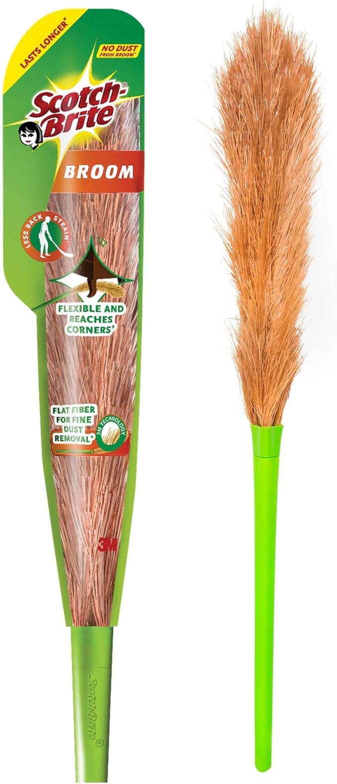 Scotch-Brite No-Dust Fiber Broom