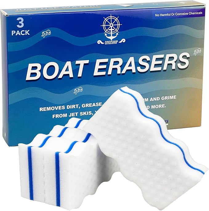 Boat Scuff Erasers Boat Cleaner Boat Sponge for Cleaning Streak Deck Marks Magic Boating Accessories Wave Styles