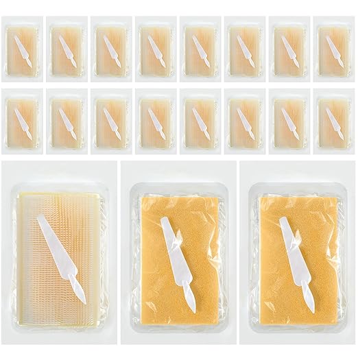 50 Pcs Surgical Hand Scrub Brush with Sponge Disposable Double Sided Cleaning Scrub Brush for Nails Sensitive Skin Wound Care Doctors Office Cat