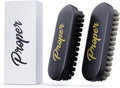 Premium Horse Hair Leather Brushes Set for Car Detailing, Furniture & Upholstery - Professional Horsehair Cleaning Brush for Couch, Car Seats, Alcantara & Interior Surfaces