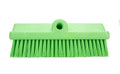SPARTA 40423EC75 Plastic Floor Scrub Brush, Wall Brush, Equipment Brush With Nonabsorbent Bristles For Industrial Kitchens, Hospitals, Commercial Cleaning, 4 Inches, Lime