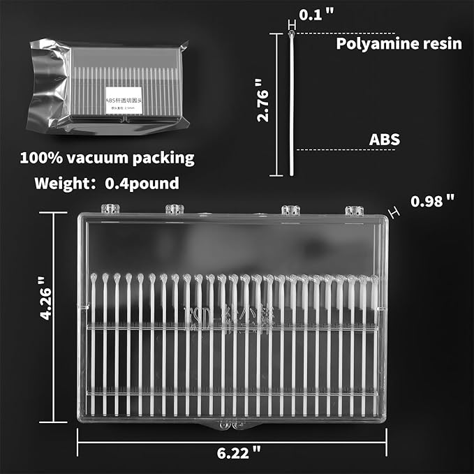 ESD Safe Anti-Static Gel Stick w/Plastic Handle | 2.5mm Round Head, No Residue, Scratch-Free | for Semiconductors, PCB, SMT & Lab Use.