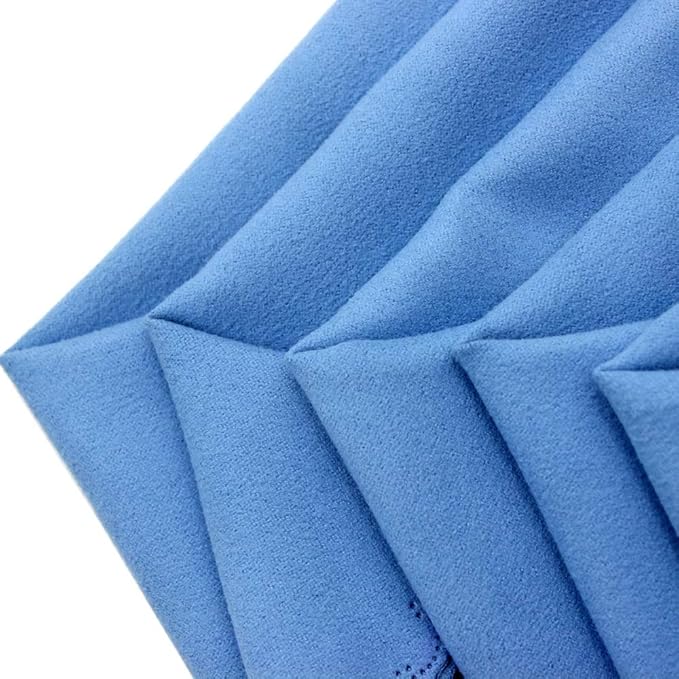 5pcs Microfiber Polishing Cleaning Cloth for Musical Instrument Guitar Piano Violin Sax Clarinet Flute Universal