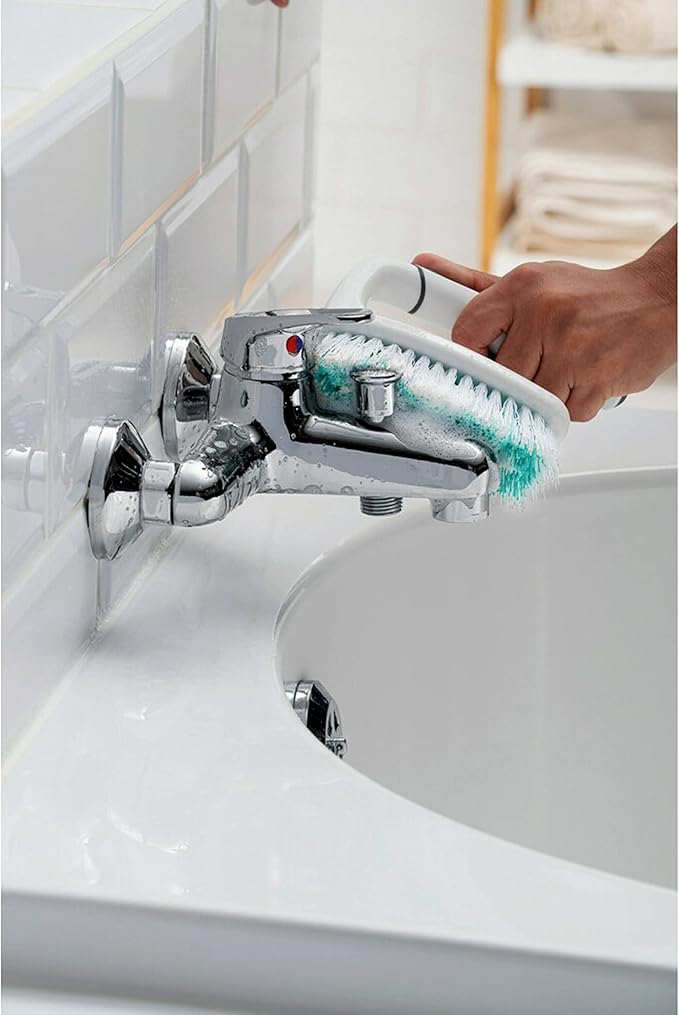Scotch-Brite All Purpose Brush, For Tile Floors and Walls, Shower Doors, Tubs, Bathroom Fixtures, and More, 6 Count