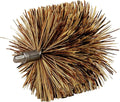 Meeco's Red Devil 84333 4" Round Fiberglass Pellet Stove Chimney Brush - Compact, Low-Profile Design for Angles & Bends Up to 90° (1/4-20 Thread)