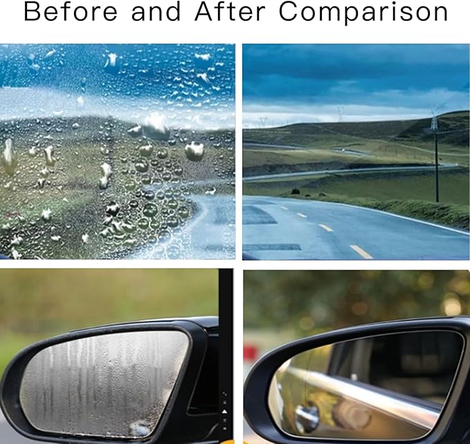 CAPEDIEM 2026 NEW Automotive Oil Film Cleaning Brush for Car Windows,Glass Cleaning Board, Suitable for Windshield Glass Oil Film Remover, Car Windshield Cleaner (black)