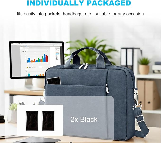 MUBUY-GOL 2 Pack Microfiber Liner Cleaning Cloth 13" with Screen Keyboard Imprint Protection, Laptop Keyboard Protector Compatible with MacBook Neo/Pro/AIR 13" and MacBook Pro 14"-Black