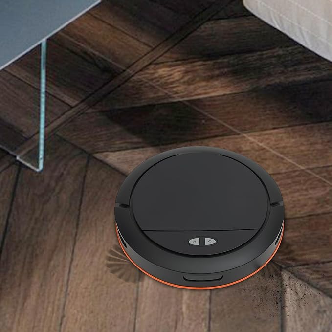 Robot Vacuum Cleaner, 3 In 1 Robot Vacuum & Mop & sweep Combo, Push Button and APP Control, Self-Charging Robotic Vacuum Cleaner, 120 Mins, Strong 2700Pa Suction, Ideal for Pet Hair and Carpet (Black)