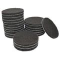 4 Inch Scrubber Scouring Pads Drill Scuffing Disc Hoop and Loop Surface Conditioning Disc (800 Grit-Grey)