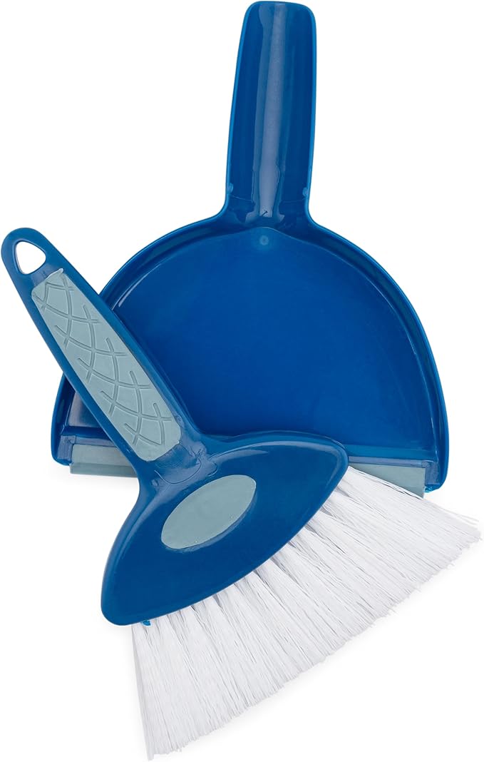 Hefty and Durable Small Hand Broom with Snap-on Dust Pan, Available in Various Package Quantities (3)