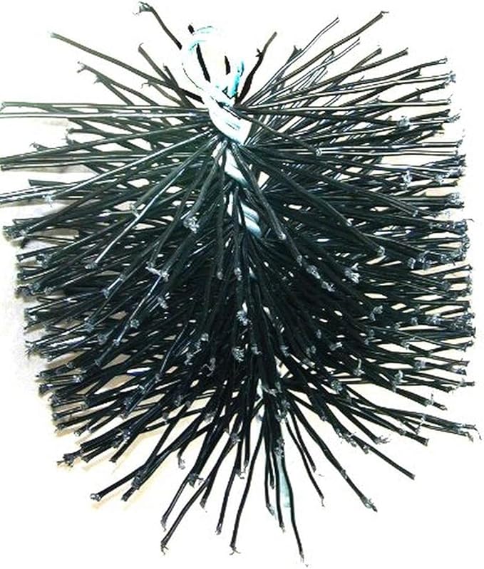 Rutland Products 16906 6-Inch Poly Chimney Cleaning Brush, Black