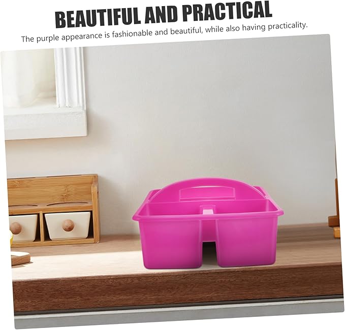 2pcs Cleaning Tool Storage Basket Versatile Sundry Holder for Home Office Kitchen and Bathroom Organizer for Cleaning Supplies Stationery and Daily Necessities Compact and