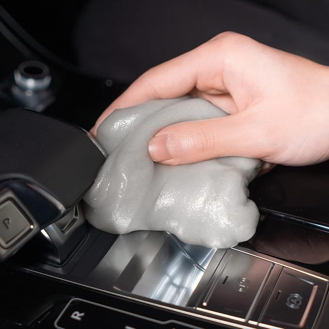 CLICK CLEAN Cleaning Kit, 1 x Cleaning Gel for Car Interior and Keyboard, 1 X Cleaning Mist, 1 X Cleaning Gel, 1 Microfiber Cloth and 1 Glass Wipe Included