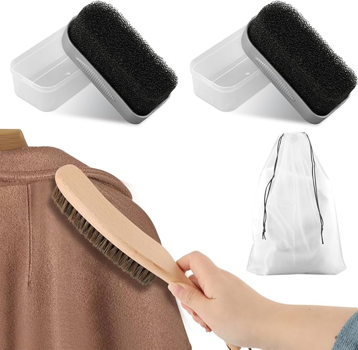 4-Pcs Felt Hat Cleaning Kit, Professional Cowboy Hat Care Kit Brush Cleaning Kit for Cowboy & Baseball Hats