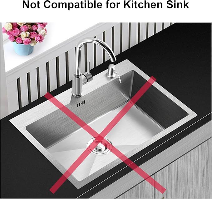 6-Pack Bathroom Mesh Sink Drain Strainer - 2.12" Top / 1" Small Stainless Steel Hair Basket Catcher for Bathroom Sink, Lavatory, Balcony, Utility, RV, Floor Drain