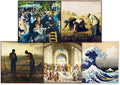 Large [5 Pack] World Best Classic Art Collection 3 - Ultra Premium Quality Clean & Clear Microfiber Cleaning Cloths (Best for Camera Lens, Glasses, Screens, and All Lens.)