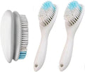 3 Pack Scrub Brushes, Laundry Stain Brush,Household Cleaning Washing Brush Scrubbing Brushes for Clothes Shoes (White)