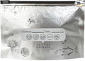 FERENLI 20 pcs 9.1x6.7inch Reusable Aluminum Foil Food Storage Bags with Label Zipper Seal Lock Stand up Freshness Freezer Bags for Meat Fish Vegetables Fruit Seafood Kitchen Organization