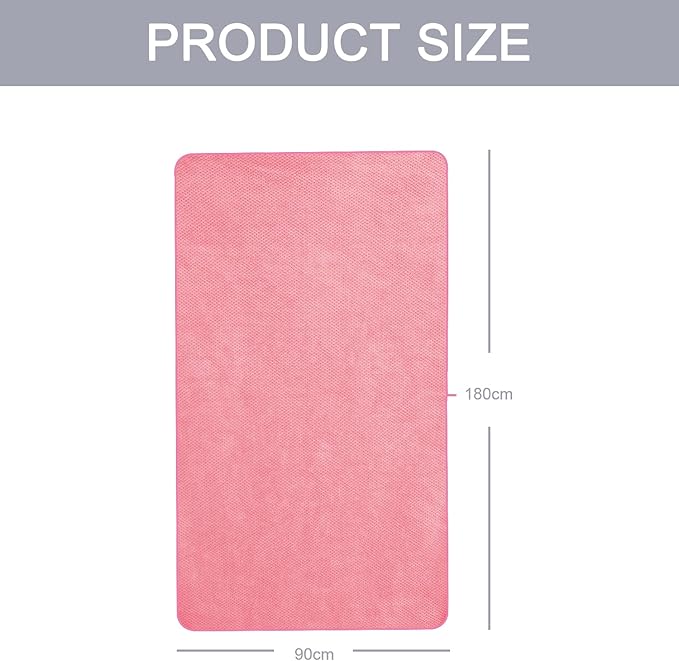 Microfiber Bath Towel Set Pack of 2, 35 x 70 Inches - Light Thin Quick Drying Highly Absorbent Bath Towel for Bath, Fitness, Yoga, Travel, Sport and Shower (2PCS Hot Pink)