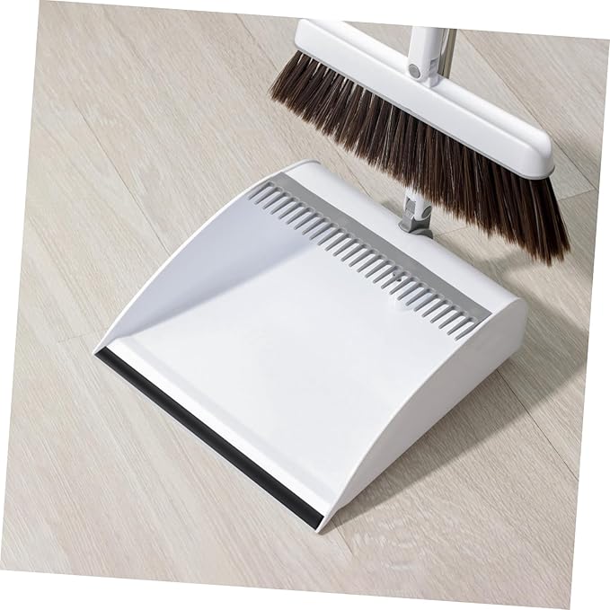 4pcs Rubber Dustpan Lip Edge Replacement Wide Lobby Dustpan Insert Strips Easy to Cut for Practical for Cleaning Tools