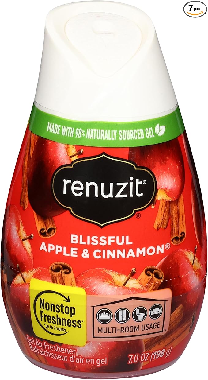 Renuzit, Blissful Apple & Cinnamon, 7 Ounce