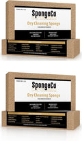 Dry Cleaning Soot Eraser Sponge - Pet Hair, Smoke, Soot, Dust and Dirt Remover - 3x6 Double, One Unit (2 Pack Single)
