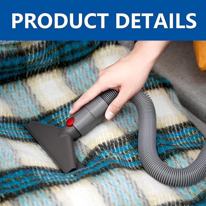 Mattress Tool Kit with Extension Hose and Quick Release Button for Dyson V7 V8 V10 V11 Cordless Vacuums - Compatible with Dyson Absolute, Trigger, Animal, Motorhead Models
