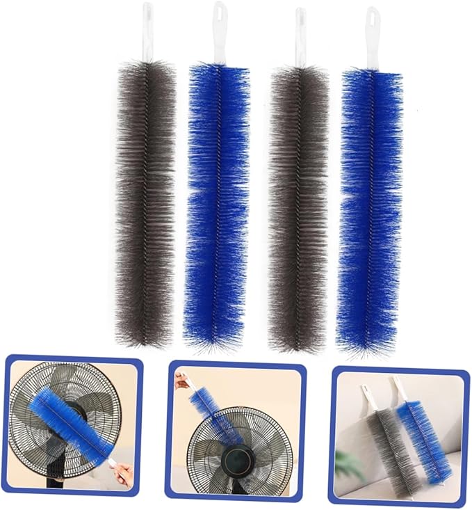 Ergonomic Handle Fan Cleaning Brush 4 Pack Box Fan Dust Brush Air Conditioner Cleaning Tool Multi Purpose
