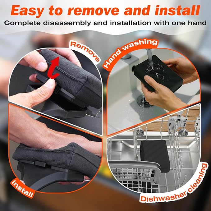 Grill Brush for Outdoor Grill, Steam Grill Cleaner Bristle Free with Scraper, Replaceable Cleaning Head & Heat-Resistant Handle, Grilling Gifts for Dad, Men - Black