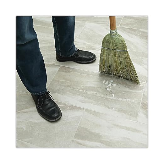 Boardwalk 932YCT Warehouse Broom Corn Fiber Bristles 42-Inch Wood Handle Natural 12/Carton