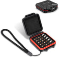 JJC Size 312 LIR1240 Battery Case Holder Storage, Water-Resistant Anti-Shock, Coin Cell Battery Case for 15x Size 312 CR1240 A312 Size312 P312 312A PR41, Safety Lithium Batteries Holder, No Batteries