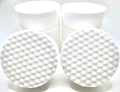 Refill Pack of 12 Drill Powered XL 4.5” Magic Sponge Erasers | Compatible with RotoEraser | 25% Thicker Ultra Durable Melamine Cleaning Eraser Pads for Bathroom Kitchen Floors Round 4.5" x 1.25" Thick