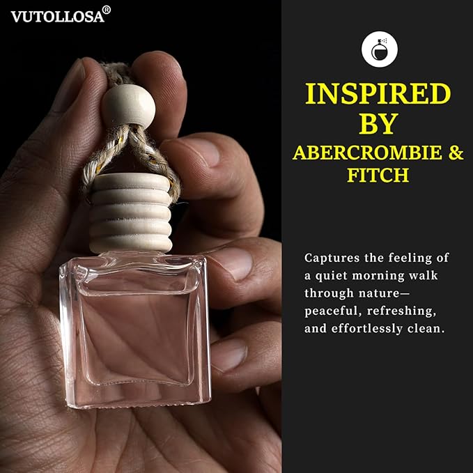 2- Pack Tranquil Breeze Car Air Freshener Hanging Long Lasting Car Scent Essential Oil Diffuser Car Perfume Inspired Fragrances for Men and Women by VUTOLLOSA