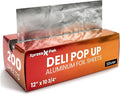 Aluminum Foil Sheets for Food - 200 Count Pre-Cut - 12” Pop Up Foil Sheets for Restaurant, Home, Sandwich or Hot Dog Tin Foil Disposable Sheets