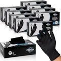 FINITEX Black Nitrile Disposable Medical Exam Gloves - 100/1000 PCS 6.3mil Powder-Free Latex-Free Food Gloves