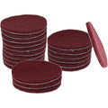 20 PCS 4 Inch 400 Grit Hoop and Loop Scrubber Scouring Pads Drill Scuffing Disc Flocking Scuff Pads, Conditioning Discs Polishing Pads for Furniture Automotive Cleaning, Rust Removal