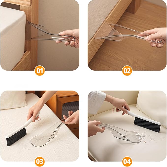 Upholstery Remover Brush, Mattress Cleaning Tool, Shop Brush with Dust Lifter Design, Carpet Cleaner with Comfortable Grip Handle, Bed Applicator, Household Helper for Couch Upholstery Mattress Car