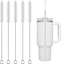 Stanley Straw Cleaner Brush, Reusable Extra Long for 40/30/20 oz Stanley Mug, 10mm Wide Drinking Straws Cleaning Brush for Sippy Cup, Water Bottle and Tubes (5Pcs)