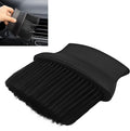 Auto Interior Dust Brush, Car Detailing Brush, Soft Bristles Auto Exterior Cleaning Whisk Broom, No-Scratch Car Dashboard Dusting Tool for Auto Air Conditioner Vent, Leather, Computer (Black)