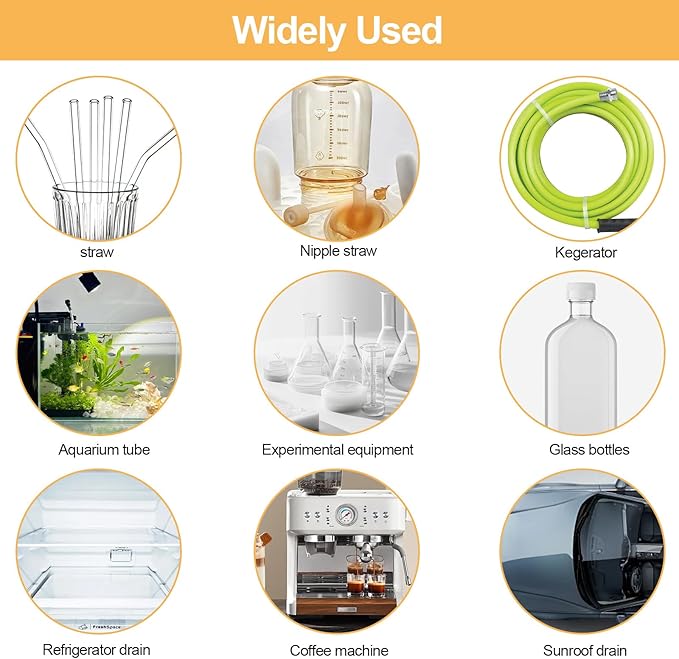 4 Pcs Extra Long Pipe Cleaners,Straw Cleaner Brush Extra Long,Tube Cleaning Brush Suitable for Cleaning Feeding Tubes