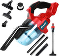 Cordless Vacuum Cleaner for Milwaukee M18 Battery, 5 in 1 Handheld Electric Vacuum Cleaner with 400W Powerful Motor, 46 CFM Portable Hand Vacuum for Home Pet Hair, Car (NO Battery)