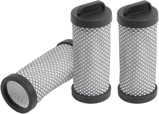 Washable HEPA Filter Replacement for JIGOO T600 Mattress Vacuum Cleaner, 99.97% High-Efficiency Filtration, Reusable Design with Cleaning Brush, 4-Pack
