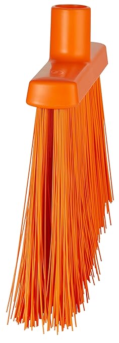 Vikan - 29147 12" Angle Broom- Extra Stiff, Orange