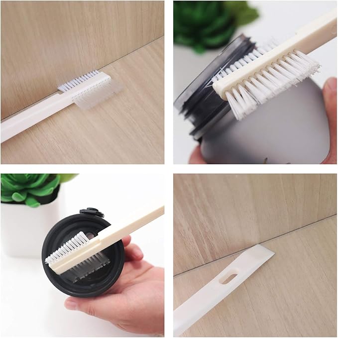 Shower Track Cleaner,Window Track Cleaning Brushes Window,Sliding Door Track Cleaning Brush, Tile Lines Brush, Kitchen Cleaning Brushes-3PACKS